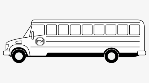 28 Collection Of School Bus Clipart Outline, HD Png Download, Free Download