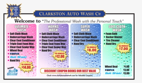 Clarkston Auto Wash Best Services In Clarkston, Michigan, HD Png Download, Free Download