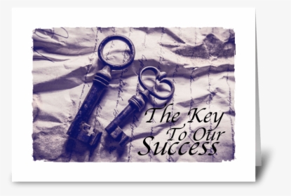 Key To Success Greeting Card, HD Png Download, Free Download