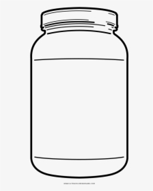 Complete Mason Jar Coloring Page Ultra Pages On, HD Png Download, Free Download
