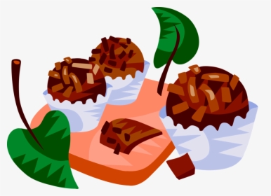 Vector Illustration Of Brigadeiro, Brazilian Chocolate, HD Png Download, Free Download