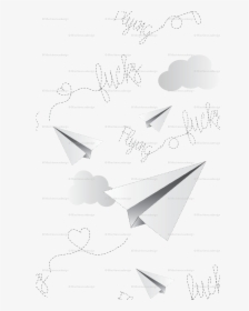 Flying Paper Png, Transparent Png, Free Download