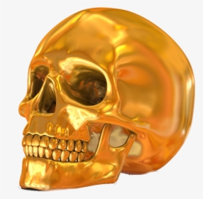 Transparent Gold Skull Png, Png Download, Free Download