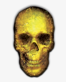 Gold Skull Png, Transparent Png, Free Download