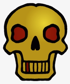 Gold Skull Png, Transparent Png, Free Download