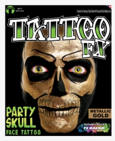 Gold Skull Png, Transparent Png, Free Download