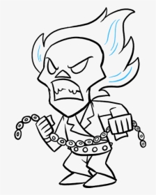 How To Draw A Ghost Rider, HD Png Download, Free Download