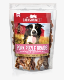 Bark And Harvest Pork Pizzle Braids 6 Count Bag"  Class="lazyload, HD Png Download, Free Download