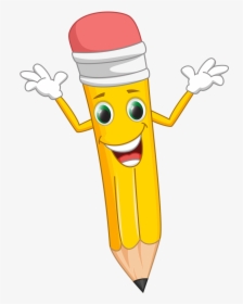 Funny Cartoon Pencil Vector Material 04 [ð¿ñ, HD Png Download, Free Download