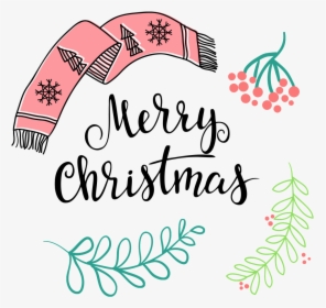 Hand Drawn Christmas Flower Decoration , Png Download, Transparent Png, Free Download