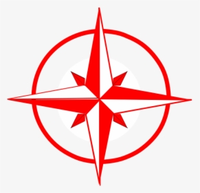 Red Compass Clip Art At Clker, HD Png Download, Free Download