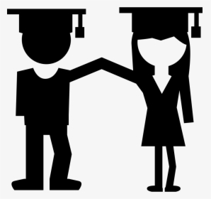 Man And Woman Graduates Couple, HD Png Download, Free Download