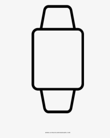 Smartwatch Coloring Page, HD Png Download, Free Download