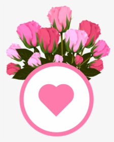 Flores, Rosas, Color De Rosa, Ramo De Flores, Corazón, HD Png Download, Free Download