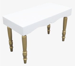Avalon Curved Rectangular Gold Dining Table, HD Png Download, Free Download