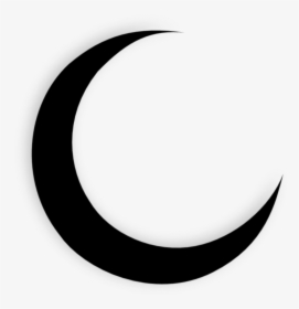 #ftestickers #moon #crescent #silhouette #blackandwhite, HD Png Download, Free Download