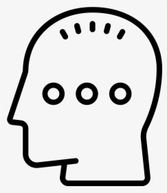 There Is An Outline Shaped Like A Face, HD Png Download, Free Download