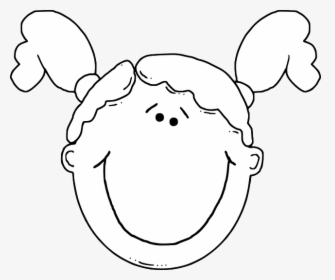 Outline, People, Kid, Girl, Young, Faces, Face, HD Png Download, Free Download