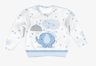 3d Cute Elephant Baby Shower Kid Full Print Hoodie, HD Png Download, Free Download