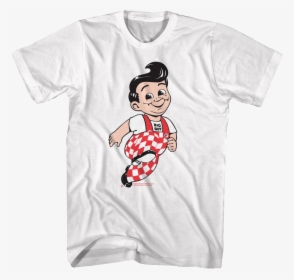 Bob"s Big Boy Mascot T-shirt - Fc Hollywood Shirt, HD Png Download, Free Download