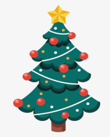 Transparent Cartoon Christmas Tree Png - Christmas Tree Vector Png, Png Download, Free Download