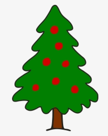 Png Free Library Big Image Png - Christmas Tree Simple Art, Transparent Png, Free Download
