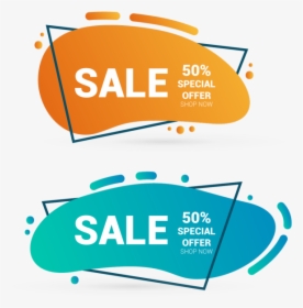 Offer Sale Banners Banner Clip Art Library Stock - Modern Banner Vector Png, Transparent Png, Free Download
