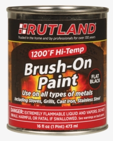 Rutland Hi Temp Brush On Paint - Food, HD Png Download, Free Download