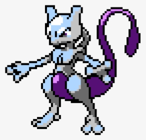 Pokemon Mewtwo Pixel, HD Png Download, Free Download