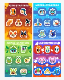 Image Of Pokemon Sticker Sheets - Pokemon Sticker Bigcartel, HD Png Download, Free Download