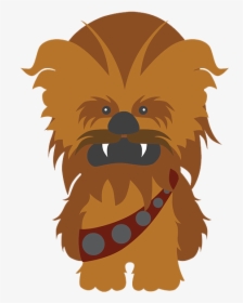 Star Wars Wall Stickers For Kids Chewbacca - Cartoon Star Wars Characters Png, Transparent Png, Free Download