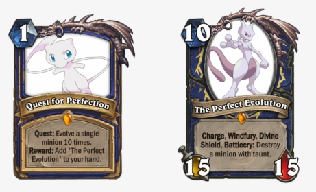 Diary Of A Mewtwo (1485x889), Png Download - Priest Quest Hearthstone, Transparent Png, Free Download