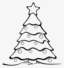 Christmas Tree Colouring Page, HD Png Download, Free Download
