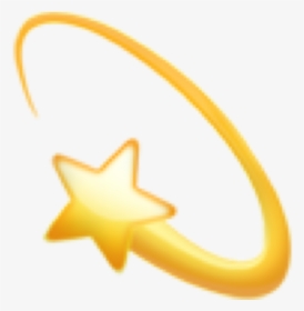 Emoji Png Star - Apple Shooting Star Emoji, Transparent Png, Free Download