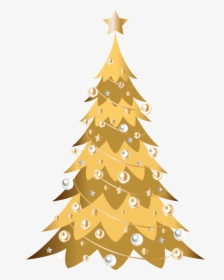 Arbol Navideño Dorado Png - Arbol Navideño Png, Transparent Png, Free Download