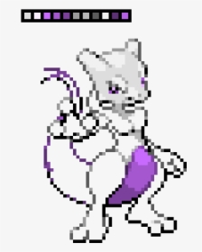 Pixel Art Pokemon Mewtwo, HD Png Download, Free Download