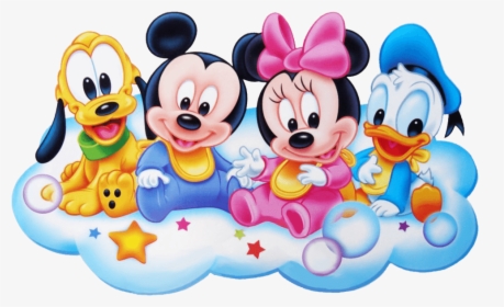 Mickey Babies - Baby Minnie And Mickey Mouse Love, HD Png Download, Free Download