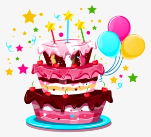 Party Blower Png - Png Birthday Cake Hd, Transparent Png, Free Download