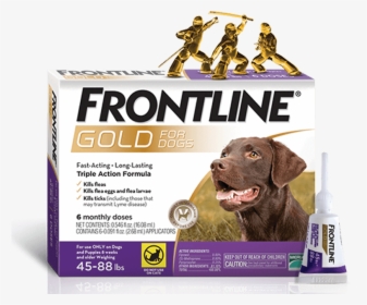 Product Box For Dogs - Frontline Gold For Dogs, HD Png Download, Free Download