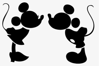 Mickey And Minnie Wedding Clip Art - Mickey Mouse Y Minnie Black And White, HD Png Download, Free Download