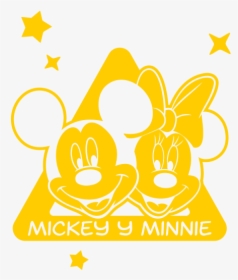 Bebea Bordo Mickey Y Minnie Mouse - Mickey Y Minnie, HD Png Download, Free Download