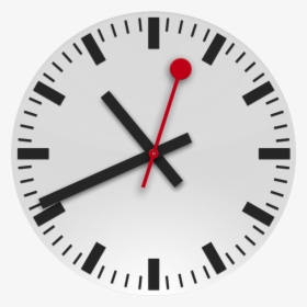 Clock Png Image - Swiss Railway Clock Icon, Transparent Png, Free Download
