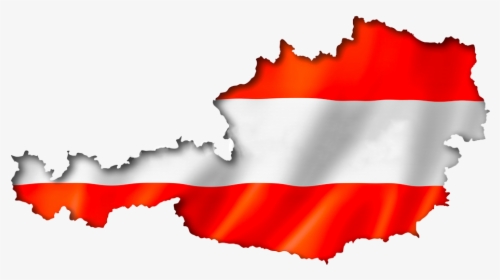 Austria Map Flag - Austria Map Clipart, HD Png Download, Free Download