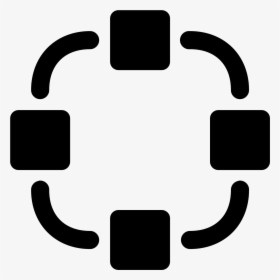Network Icon Png - Instructional Design Icon Black And White, Transparent Png, Free Download