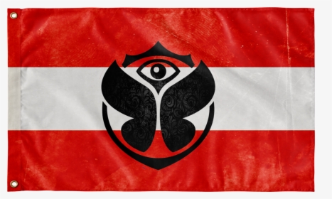 Austria Flag For Festival 2-tml - Tomorrowland Festival Logo Png, Transparent Png, Free Download