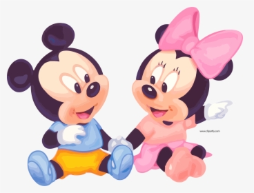 Transparent Baby Minnie Png - Mickey Mouse And Minnie Mouse Baby, Png Download, Free Download
