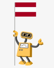 Robot With Stop Sign, HD Png Download, Free Download