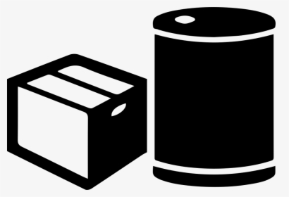 Waste Storage Container - Black Transparent Background Box Icon, HD Png Download, Free Download