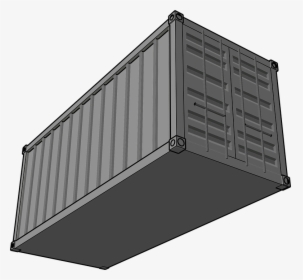 Portable Storage Solutions - Shipping Container Clipart, HD Png Download, Free Download