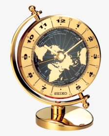 Executive World Time Clock - Seiko World Time Alarm Clock, HD Png Download, Free Download